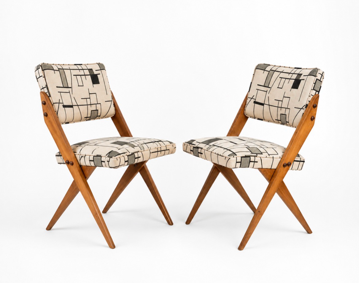 Pair of “Scissors” Chairs
