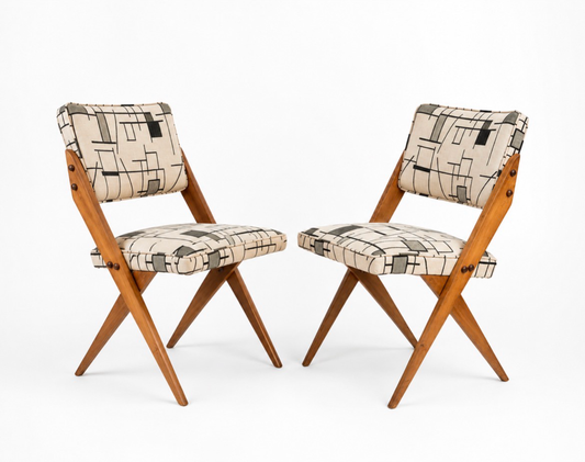 Pair of “Scissors” Chairs
